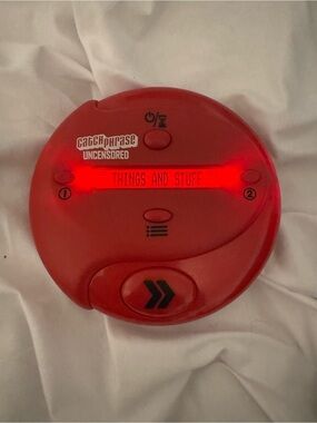 Hasbro Catch Phrase Uncensored Electronic Game - Red